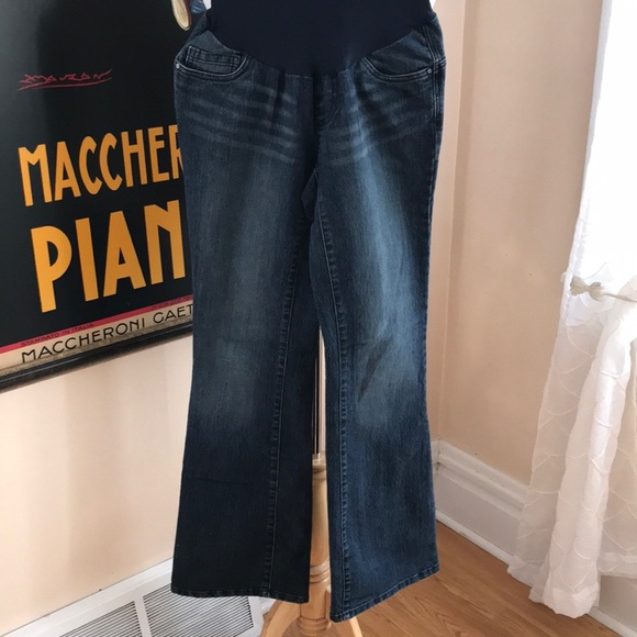 Oh Baby by Motherhood Flare Denim Jeans Size Small - Picture 1 of 10